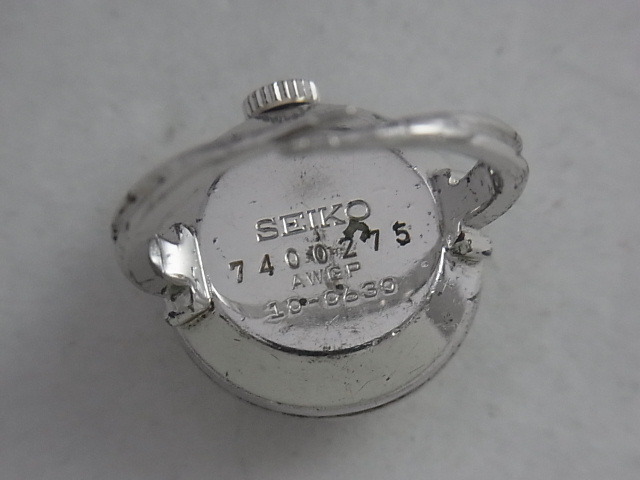 セイコー１７石　手巻き　指輪時計　２１_画像3