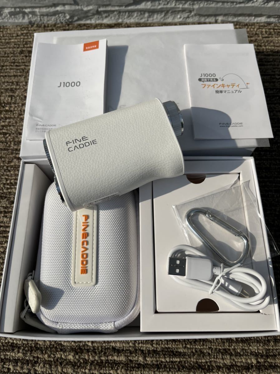 □□□美品0.1秒測定速度ゴルフ用レーザー距離計◇◇J1000 FINE CADDIE