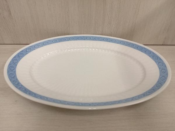 カーキ×インディゴ ロイヤルコペンハーゲン プレートブルーファン