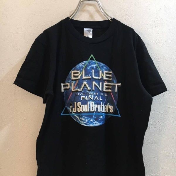 ◆お洒落な逸品◆BLUE PLANET/ブループラネット 半袖Tシャツ 三代目JSoul Brothers ブラック黒 S メンズ ON265_画像2