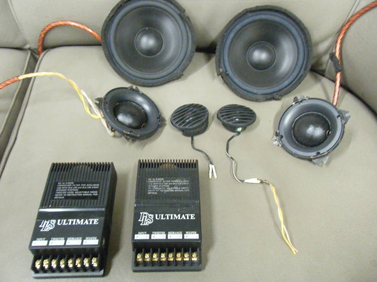 DLS ULTIMATE DLS Car Audio Speakers 16.5cmウーファー 10cmミッドレンジ ツイーター ネットワークセット 検索 A/D/S マッキントッシュ_画像1