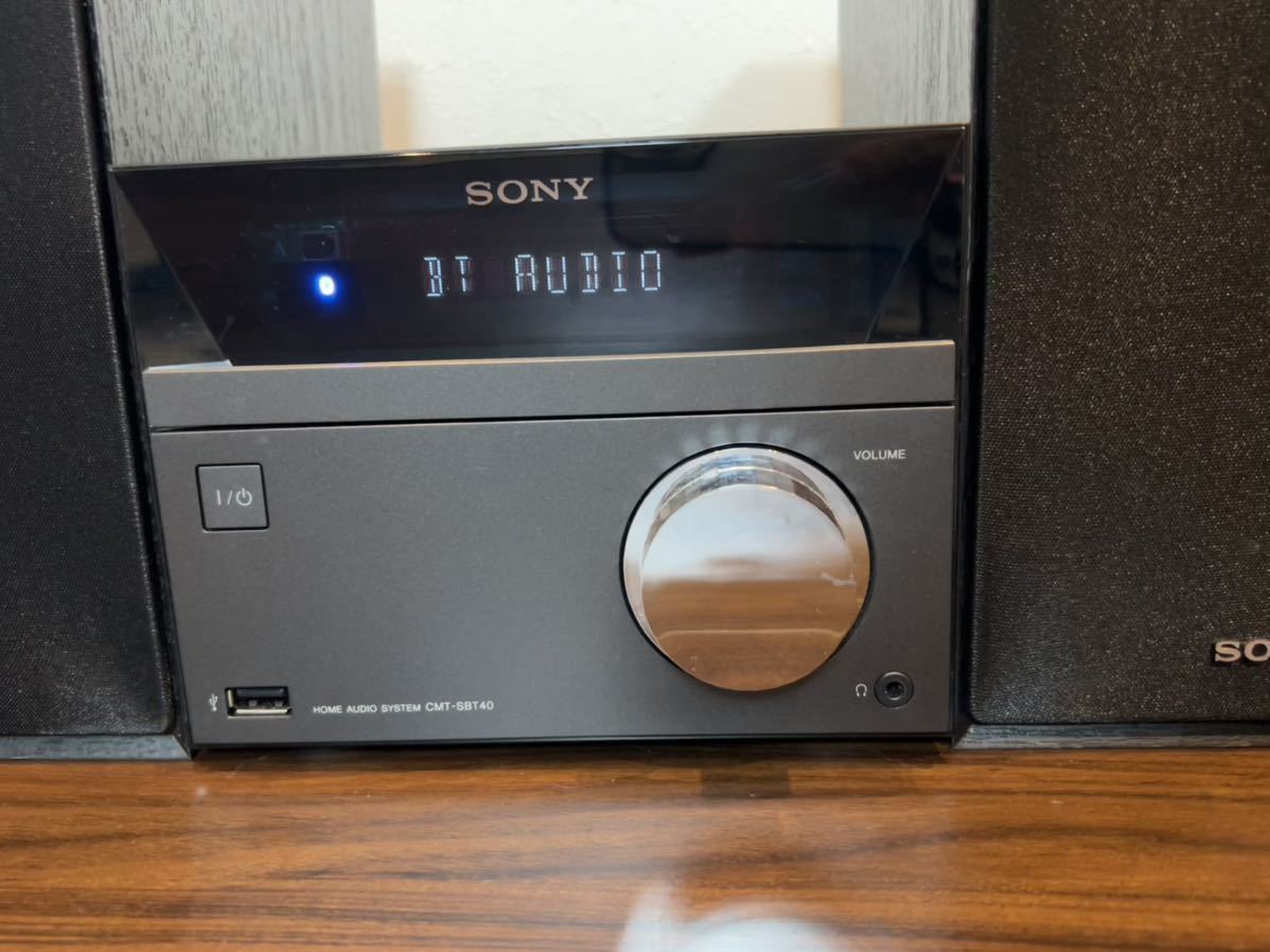 ジャンク扱い】SONY CMT-SBT40ミニコンポ Bluetooth CD 他 ソニー