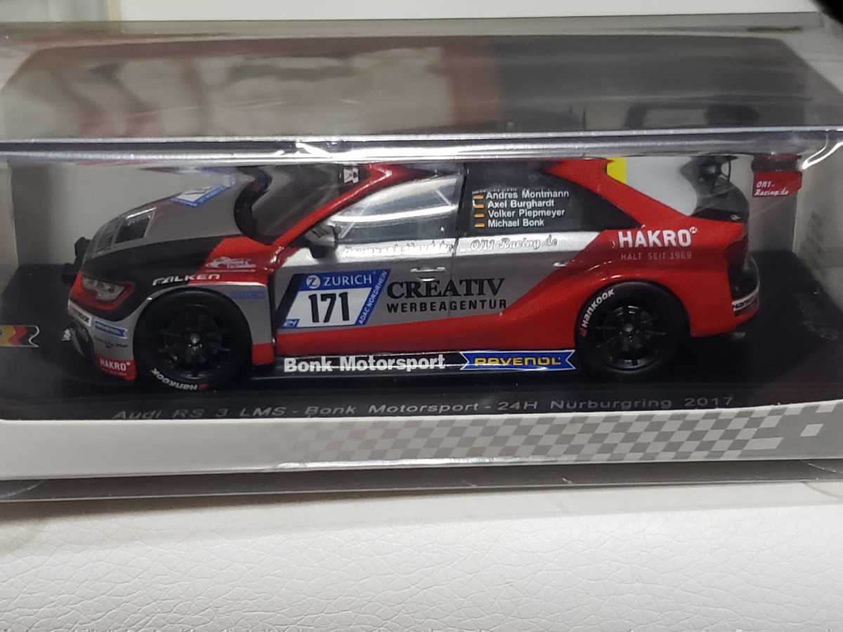 超歓迎 新品 2017 24H Nurburgring Motorsport Bonk No.171 LMS RS3