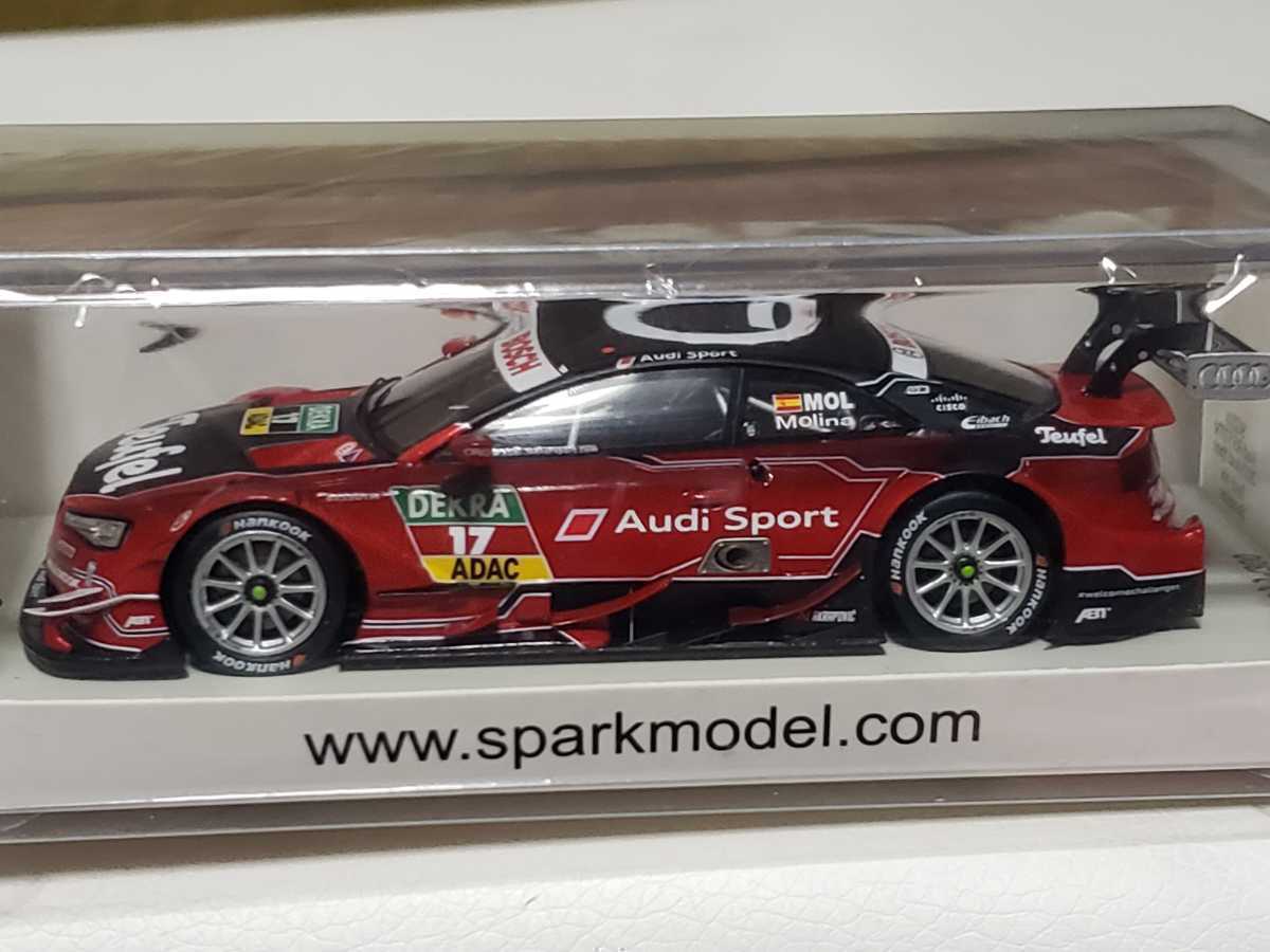 新品 1/43 スパーク SPARK Audi RS5 DTM 2015 Miguel Molina - 17th Audi Sport Team Abt Sportsline #17　アウディ
