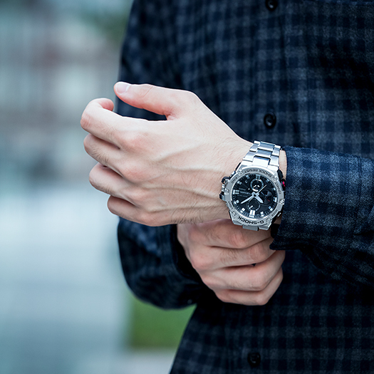 CASIO G-SHOCK GST-B100D-1A(GST-B100D-1AJF同型) タフソーラー