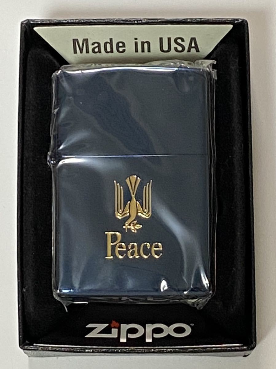 zippo ピース 75周年記念 ブルーチタン 2020年製 Peace 限定1000個