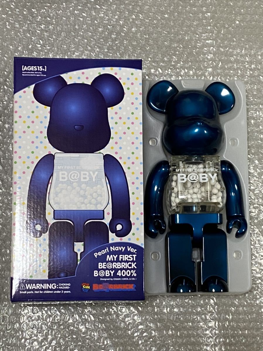 MY FIRST BE@RBRICK B@BY Pearl Navy Ver 400% マイファースト MY FIRST BE@RBRICK B@BY Pearl Navy Ver 400% マイファースト
