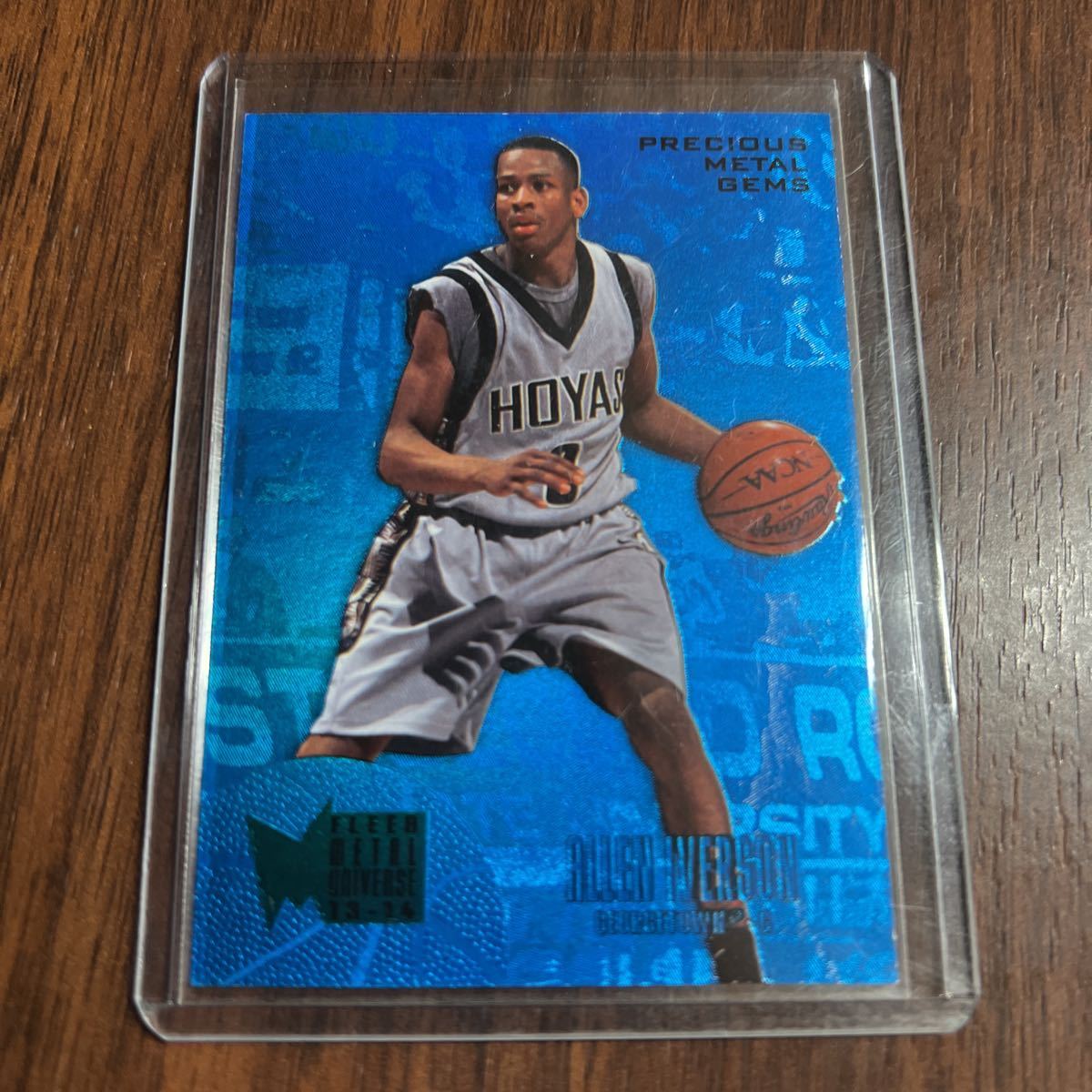 Fleer、Sky Box Fleer retro PMG Blue A.iverson /50