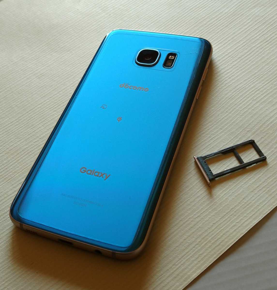 Galaxy S7 edge ブルー　美品