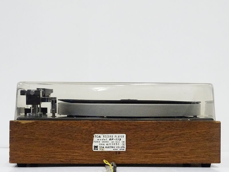 ▲▽Lenco B52/TOA RP-153 レコードプレーヤー カートリッジ付 レンコ 東亞△▼011857012-2△▼ 3