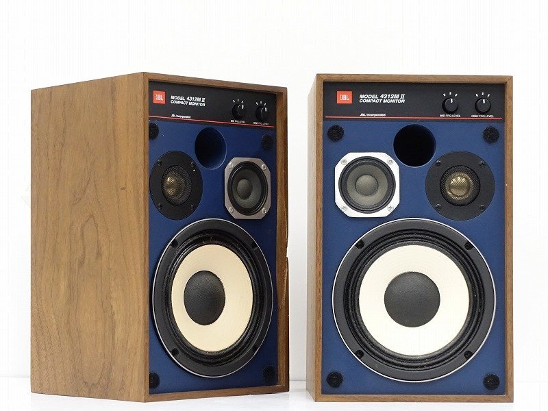 □□JBL 4312MⅡ スピーカーペア 4312M2 大川ウイング製 反射板付