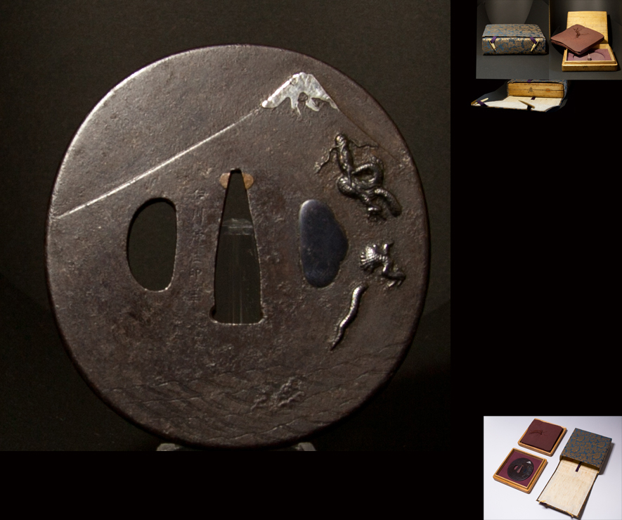 最高傑作 名品 鍔 刀装具 水戸藩鐔 【表銘】伊川院法印【裏銘】 最高傑作 名品 鍔 刀装具 水戸藩鐔 【表銘】伊川院法印【裏銘】