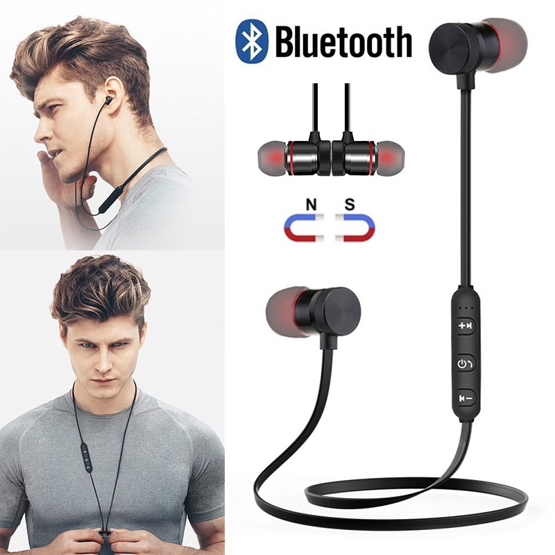 Bluetooth イヤホン ワイヤレスイヤホン iPhone アンドロイド 対応 ブルートゥース イヤフォン イヤホンマイク 両耳 USB 充電 レッド_画像6