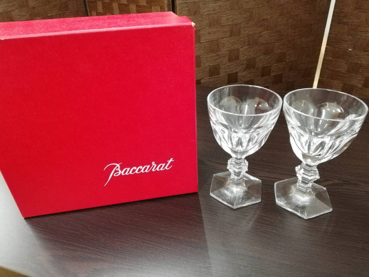 11983 ☆そこそこ美品☆ Baccarat バカラ クリスタル アルクール ペア