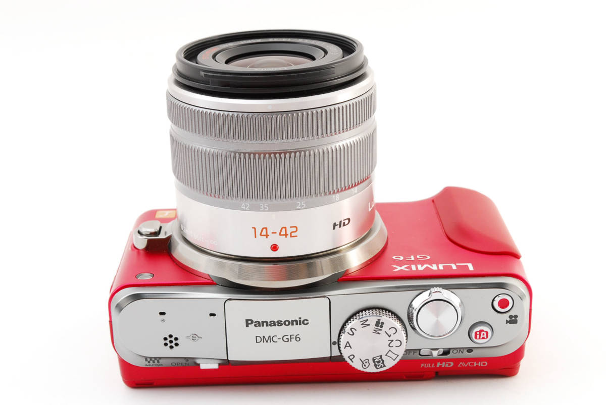 Panasonic パナソニック LUMIX DMC- GF6 ボディ レッド ミラーレス一眼