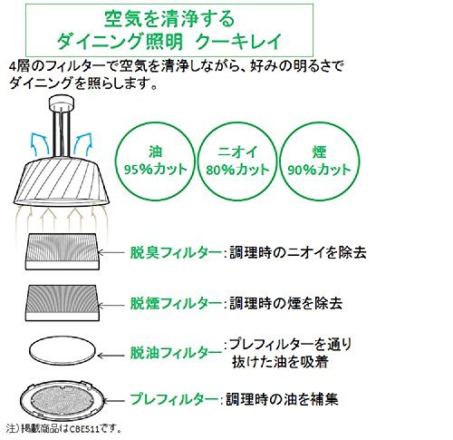 富士工業 ダイニング照明 クーキレイ 空気清浄機能 調光・調色