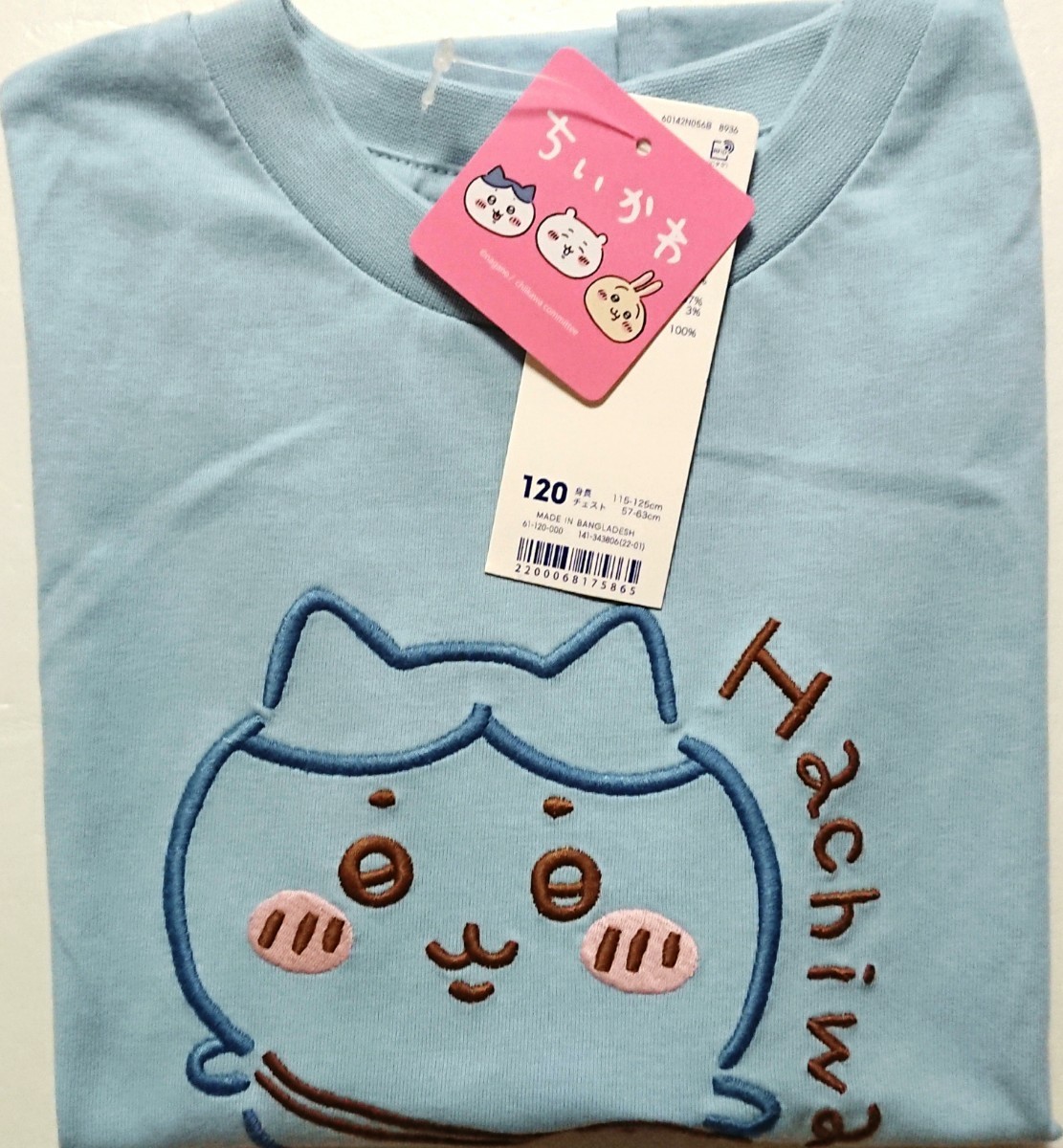 ＧＵ×ちいかわ コラボＴシャツ ハチワレ 【サイズ：１２０】