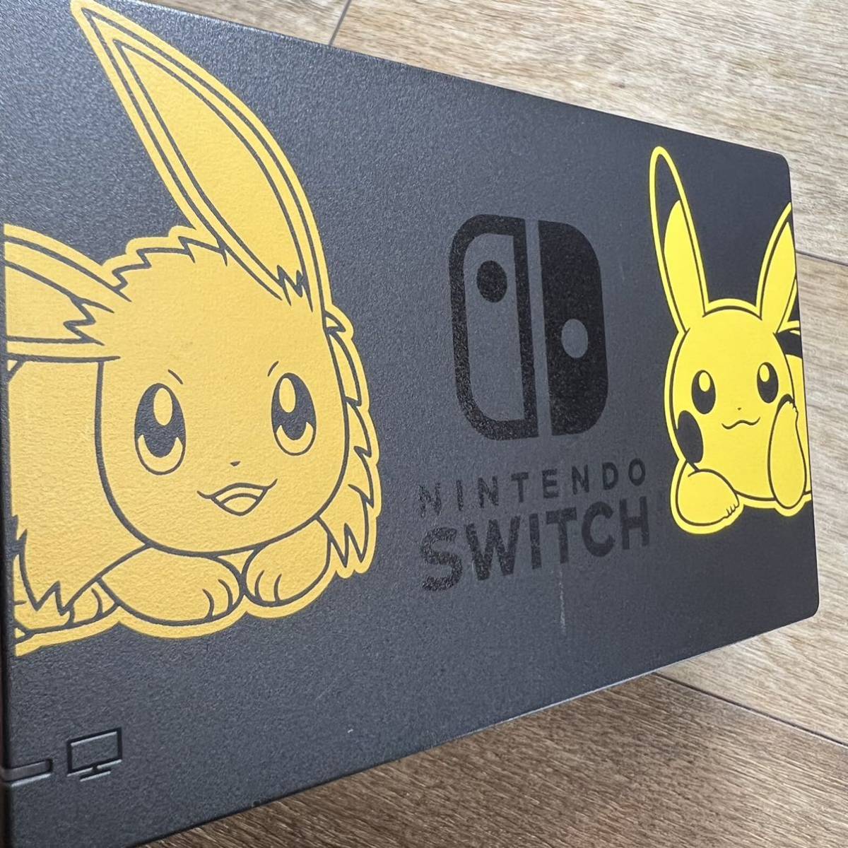 D6183 Switch ドック スイッチ 任天堂 動作確認済み 保証あり HAC-007 HAC007 Let''s Go イーブイ ピカチュウ ポケモンGO 付属品 Nintendo