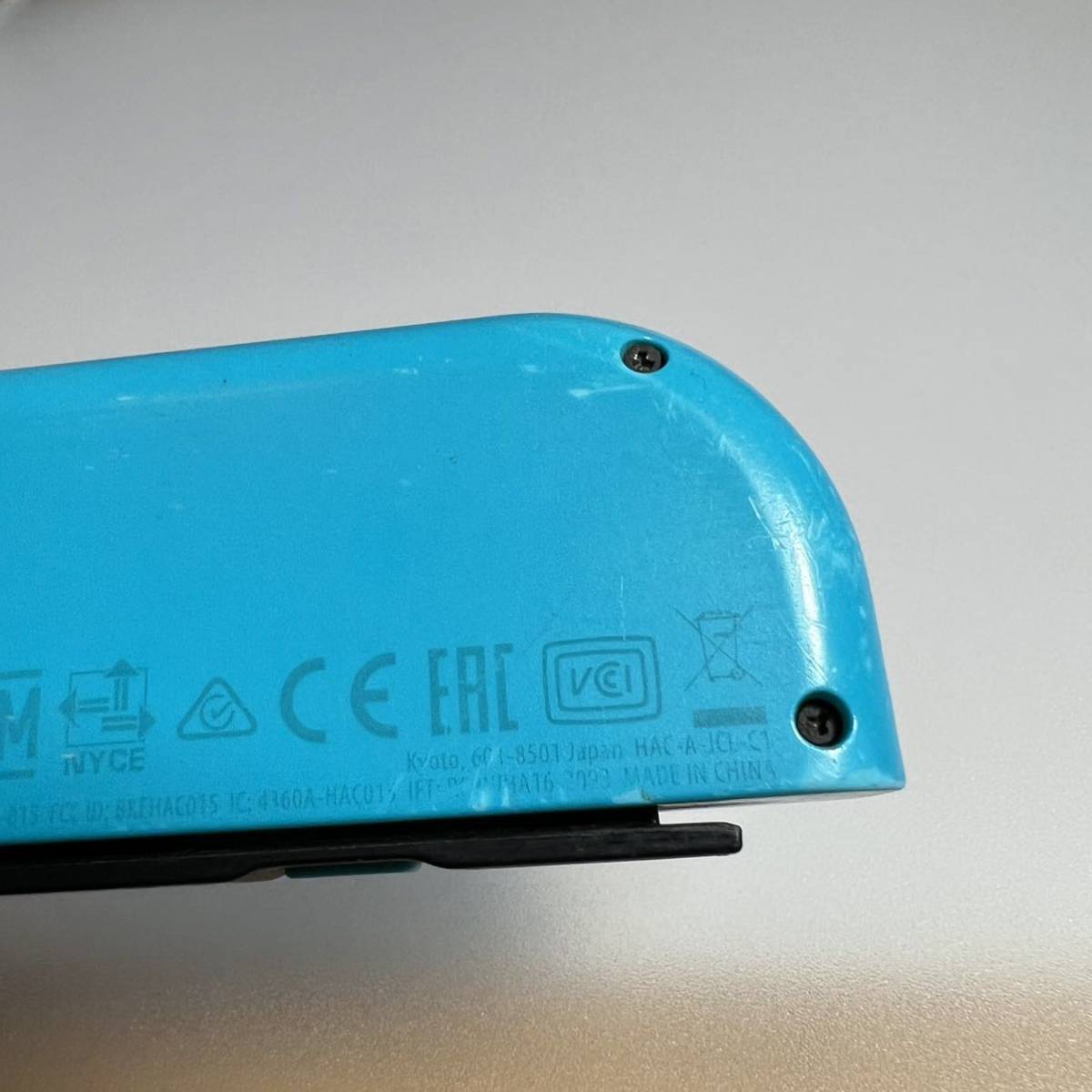 L1607 Nintendo Switch ジョイコン Joy-Con 左 ( L ) 任天堂 ネオンブルー 動作確認済み 保証あり_画像10