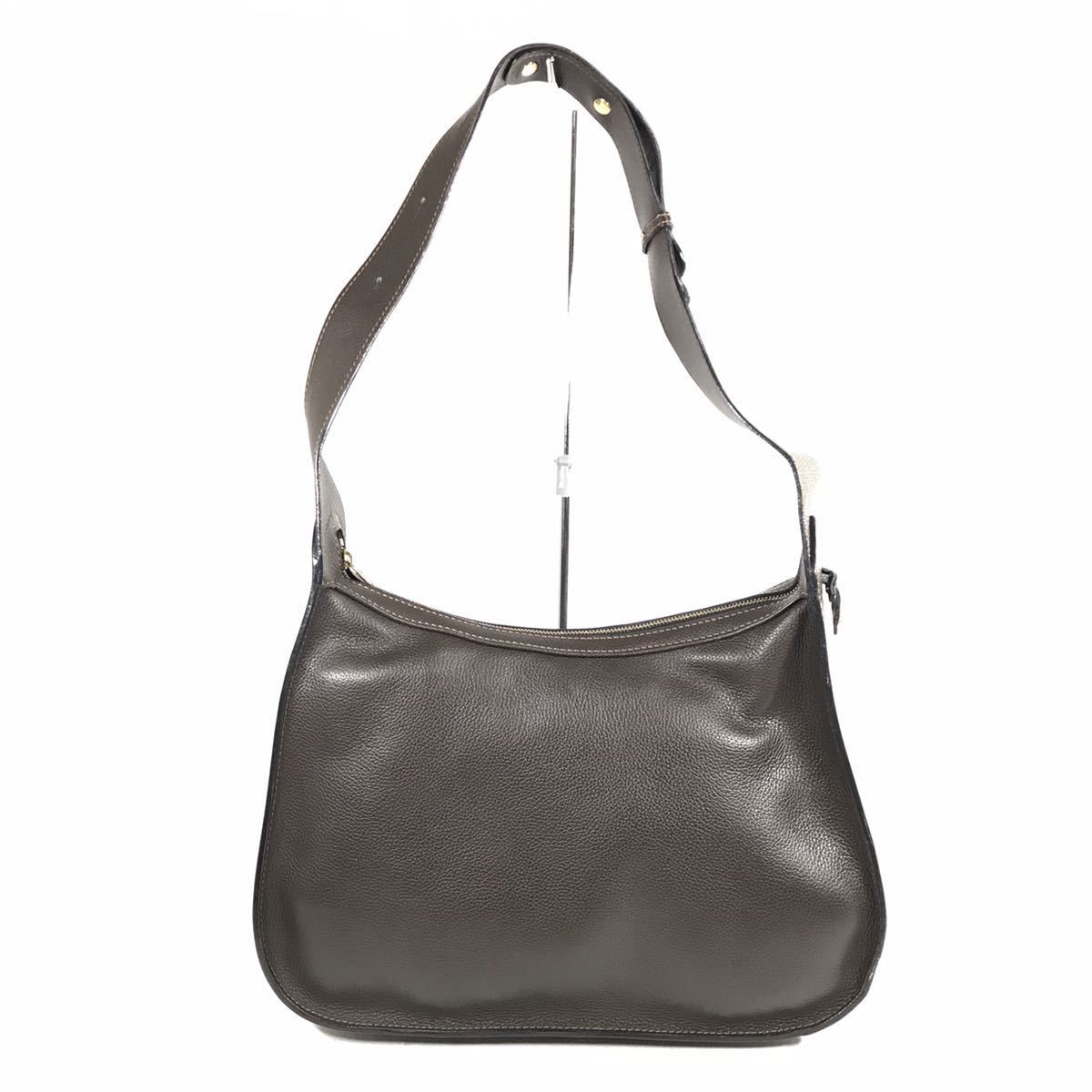 デルヴォー】本物 DELVAUX ショルダーバッグ 茶色系 ワンショルダー