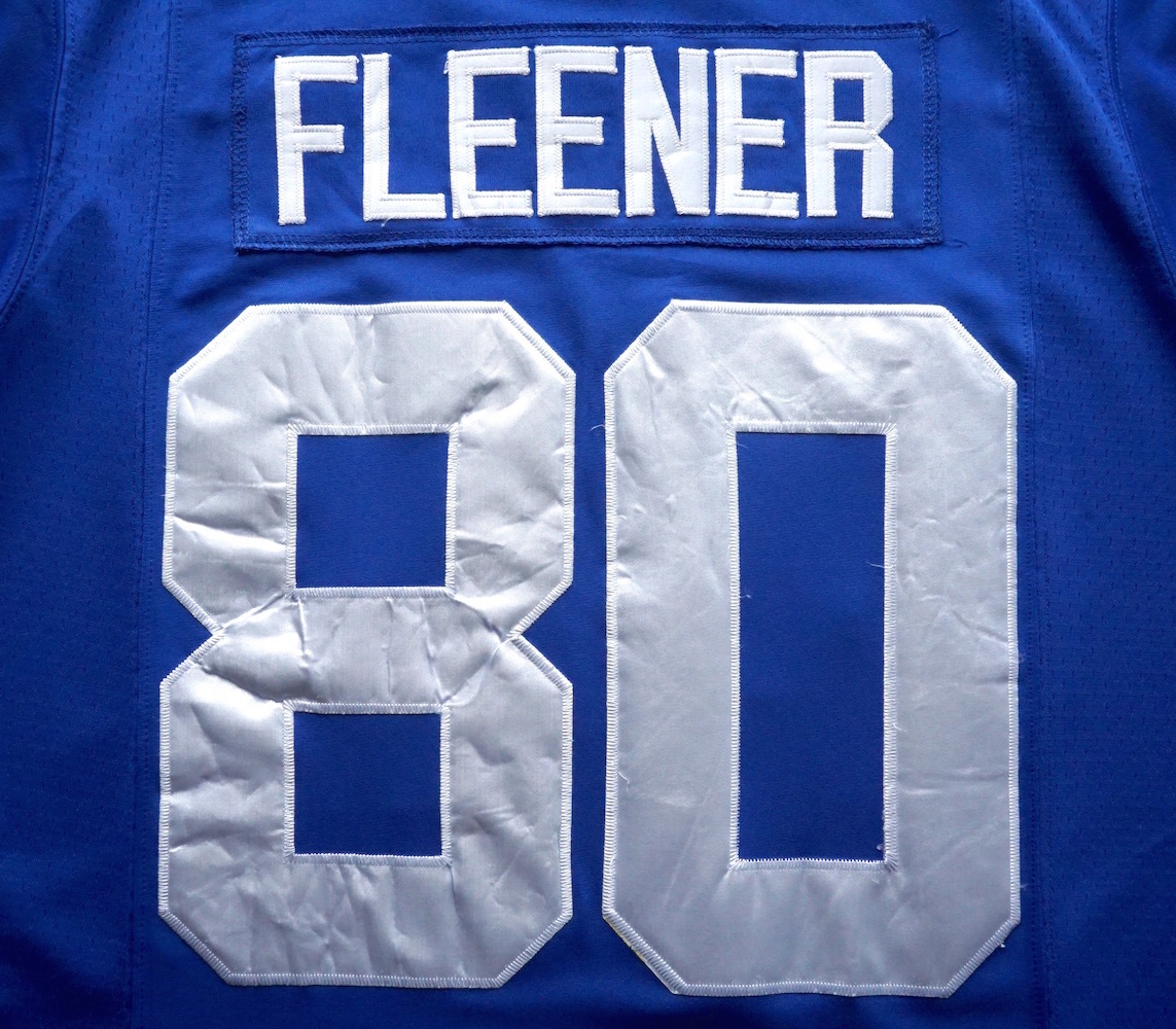 2010s NIKE NFL INDIANAPOLIS COLTS #80 FLEENER レプリカユニフォーム S 青 フットボールゲームTシャツ インディアナポリスコルツ 古着_画像5