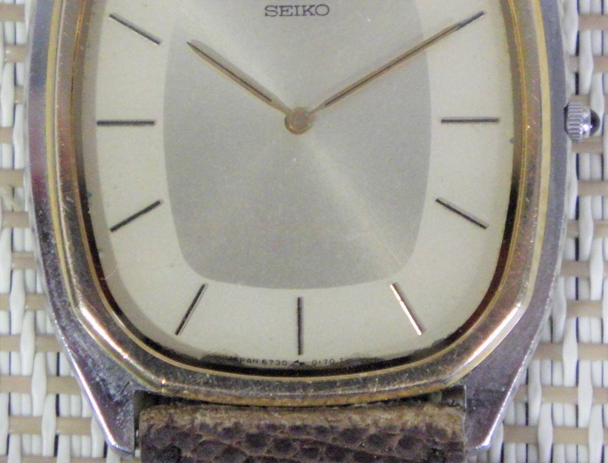 SEIKO/セイコー QUARTZ 腕時計 6730-5080/0170 No.190321 クレドール 