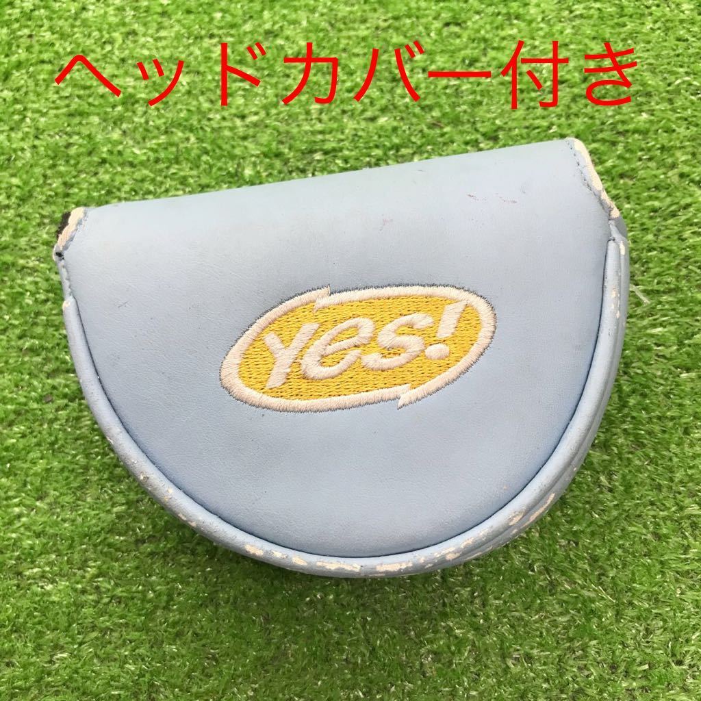 JPT-228 yes! C-GROOVE Victoria II パター ※グリップ劣化あり※ヘッドカバー付き 全国送料無料♪_画像6