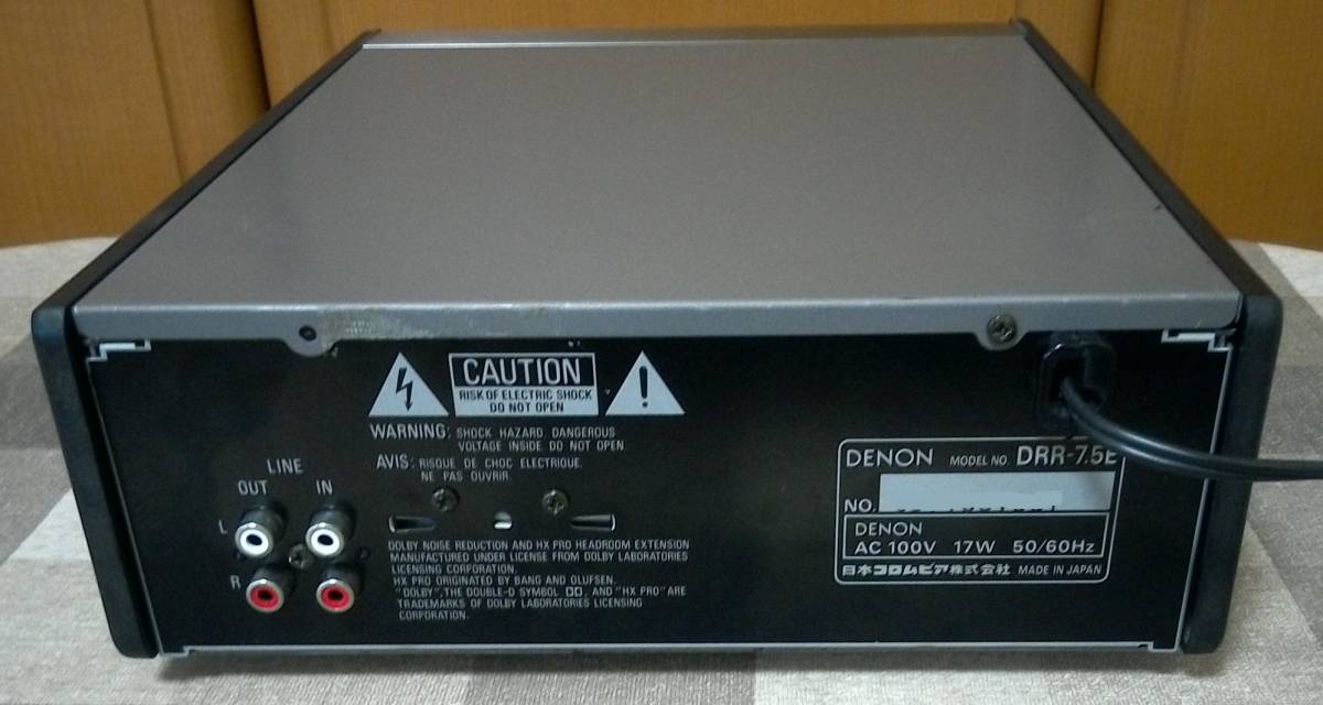 DENON DRR-7.5E ベルト新品交換 DENON DRR-7.5E ベルト新品交換