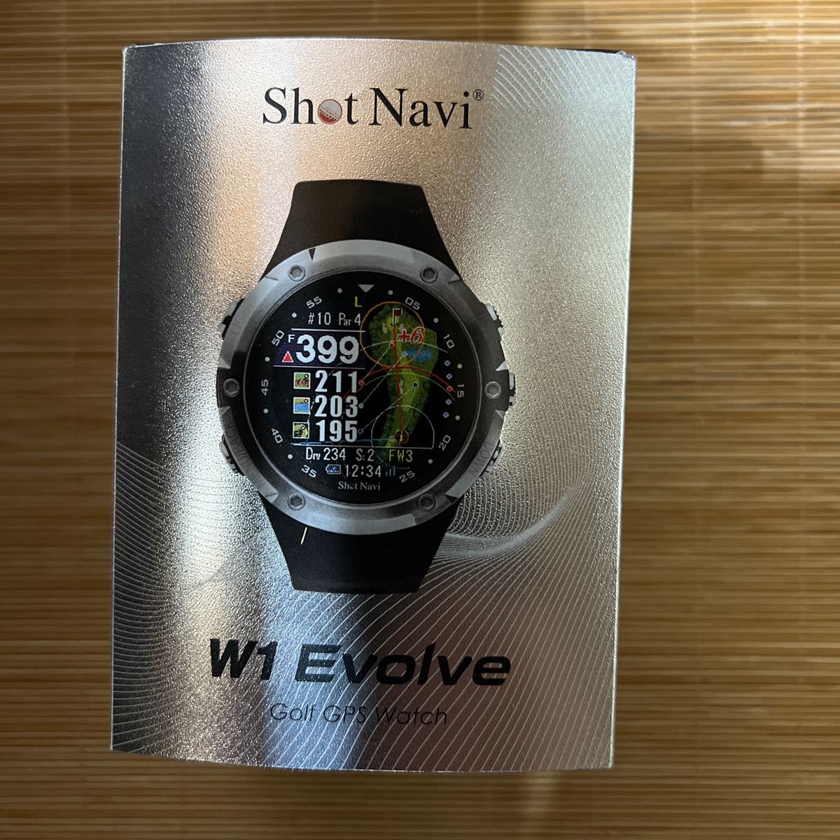 代引き不可】 ※充電器なし ショットナビ W1 Evolve, ブラック ショット