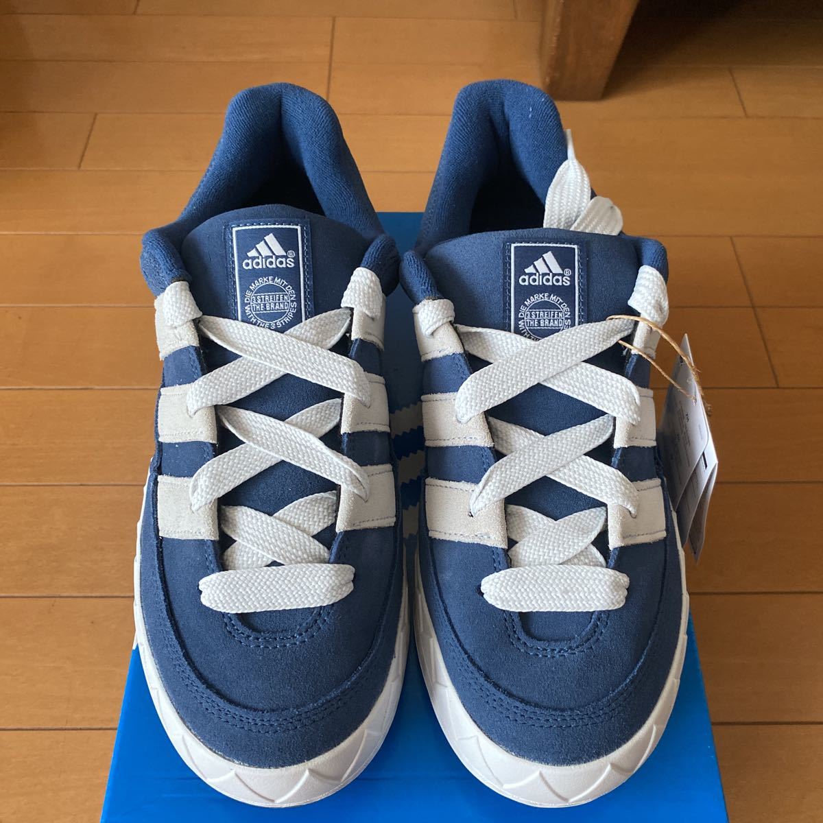 8/6発売 国内正規 28.0 ADIDAS ADIMATIC NIGHT MARINE BLUE NAVY 特注製作 新品!adidas ADIMATIC28.5cm/ナイトマリン紺アディマティック スニーカー