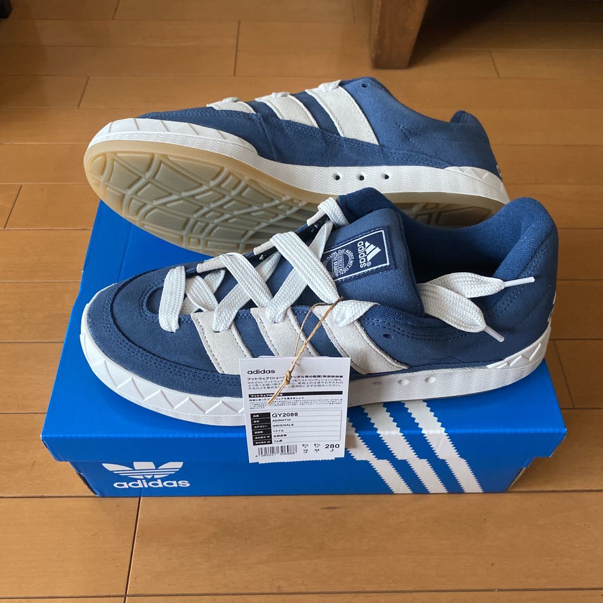 8/6発売 国内正規 28.0 ADIDAS ADIMATIC NIGHT MARINE BLUE NAVY 特注製作 新品!adidas ADIMATIC28.5cm/ナイトマリン紺アディマティック スニーカー