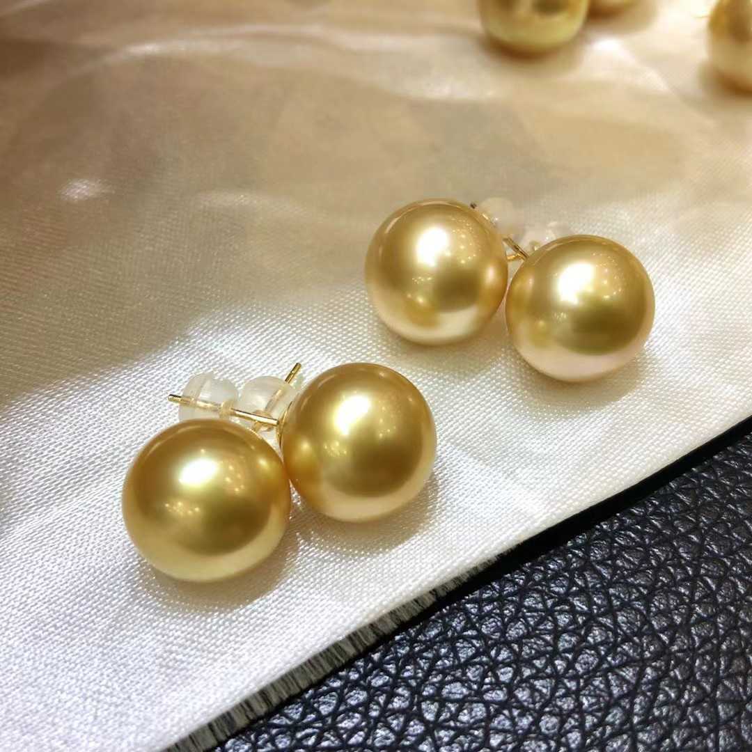 高級】天然南洋真珠 ピアス12-13mm k18 | sweatreno.com