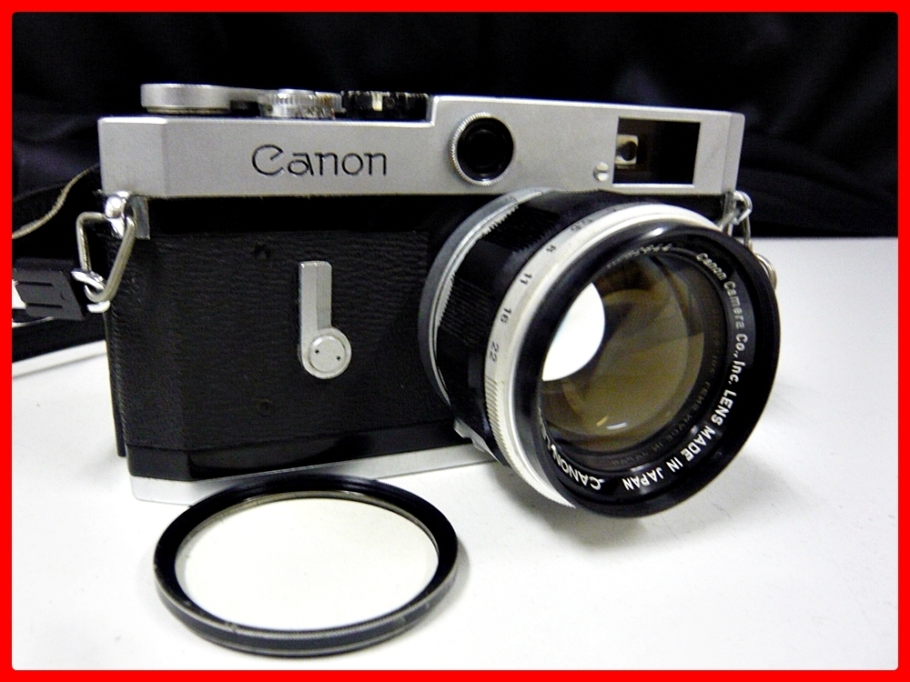 ▽Canon/キャノン レンジファインダー P型 レンズ付き 50mm 1:1.4 p4.org