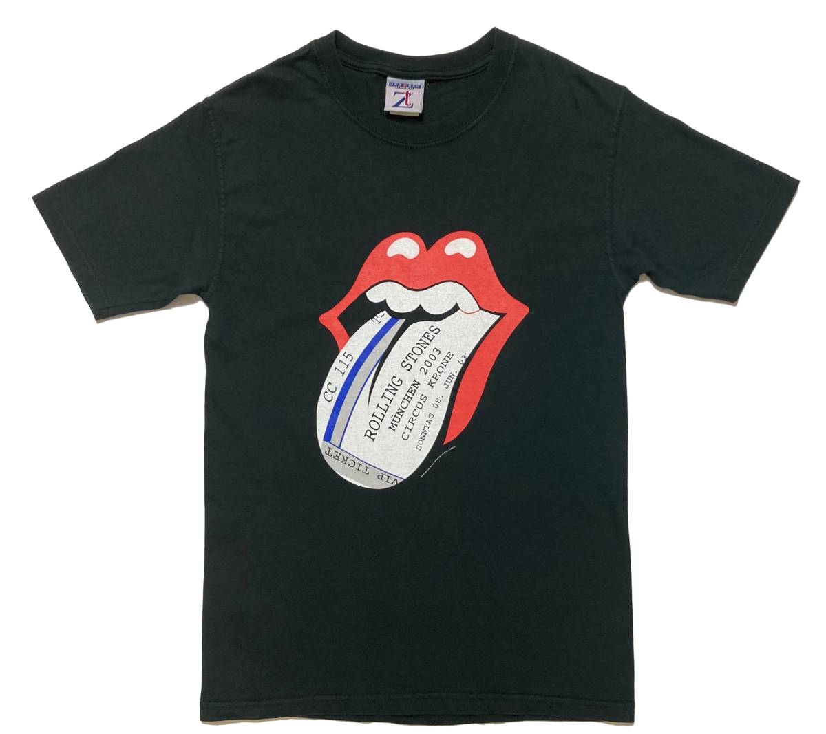 00s ローリングストーンズ ヨーロッパツアー 2003年 ミュンヘン公演 Tシャツ ビンテージ The Rolling Stone ロック バンド_画像2