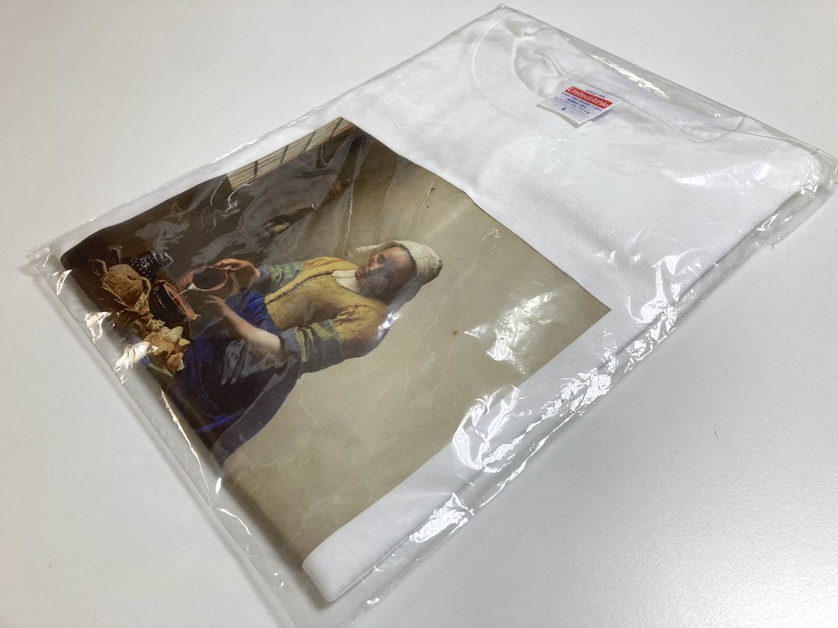 新品未開封 限定 フェルメール展 Tシャツ アート 美術 絵画 牛乳を注ぐ女 アムステルダム国立美術館_画像4