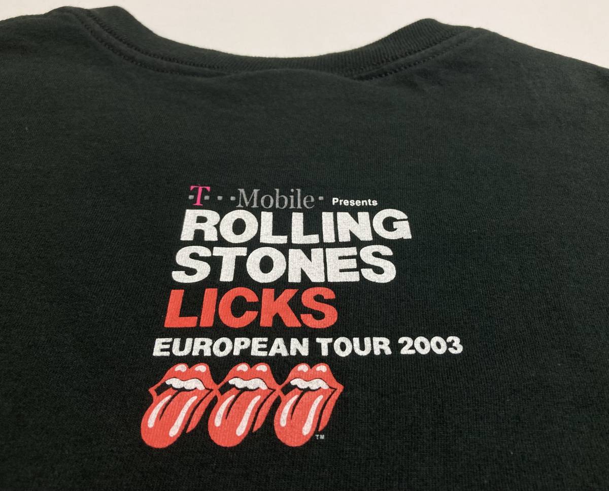 00s ローリングストーンズ ヨーロッパツアー 2003年 ミュンヘン公演 Tシャツ ビンテージ The Rolling Stone ロック バンド_画像7