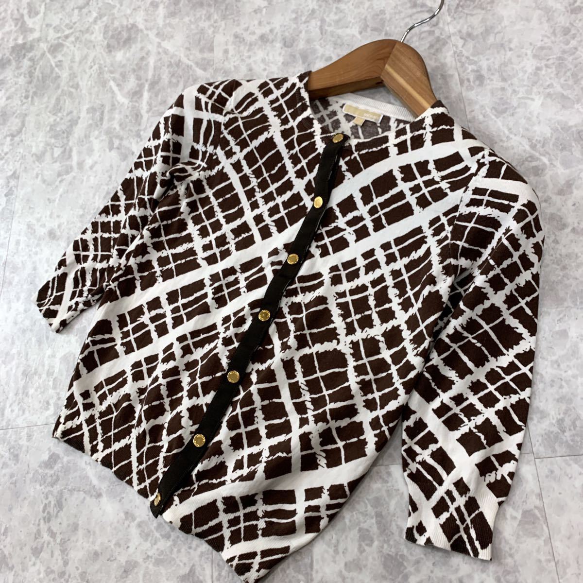 格安激安 MICHAEL KORS Logo Puffer Jacket 総柄 Sサイズ bowenstudio.com