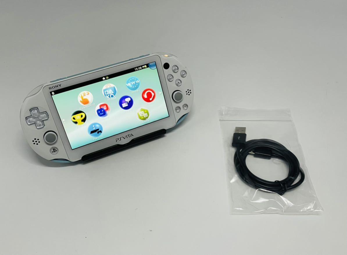 1円～ 動作良好品 SONY PlayStation Vita Wi-Fiモデル ライトブルー