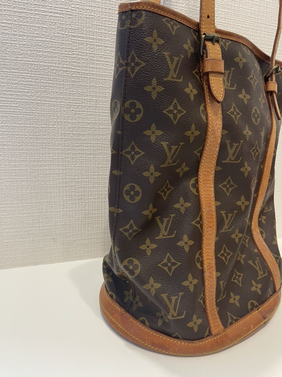 ★LOUIS VUITTON★ルイヴィトン★バッグ★トートバッグ★バケツ★バケット★モノグラム★ブラウン★レザー★_画像3