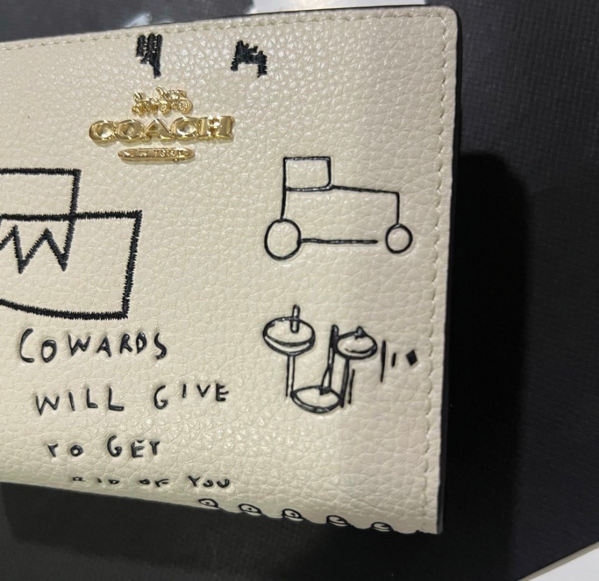 ☆☆COACH コーチ C5587 二つ折り財布 アウトレット ホワイト 新品未使用