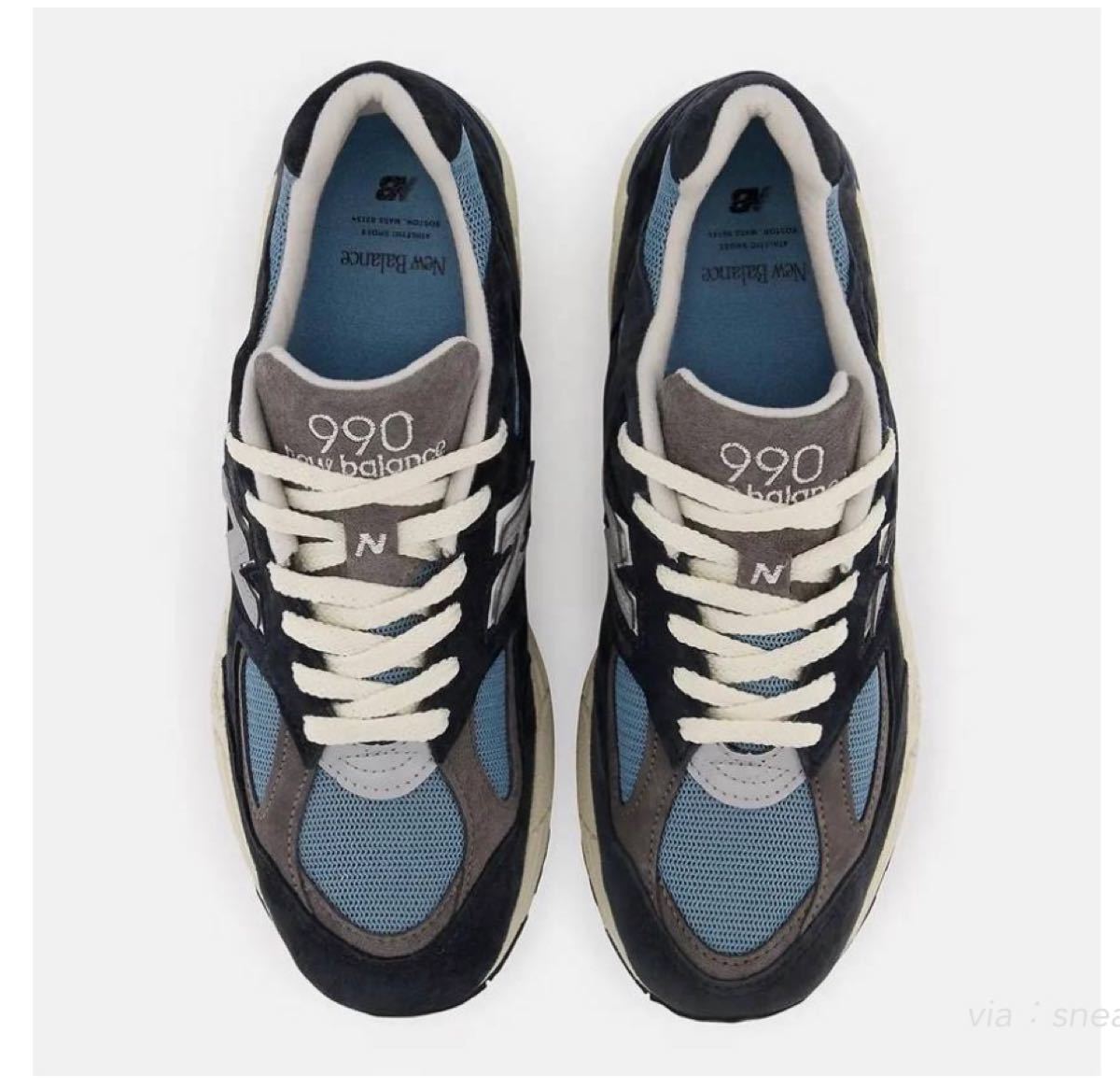 ニューバランス M990 TB2 28cm ネイビー 990v2 newbalance|PayPayフリマ
