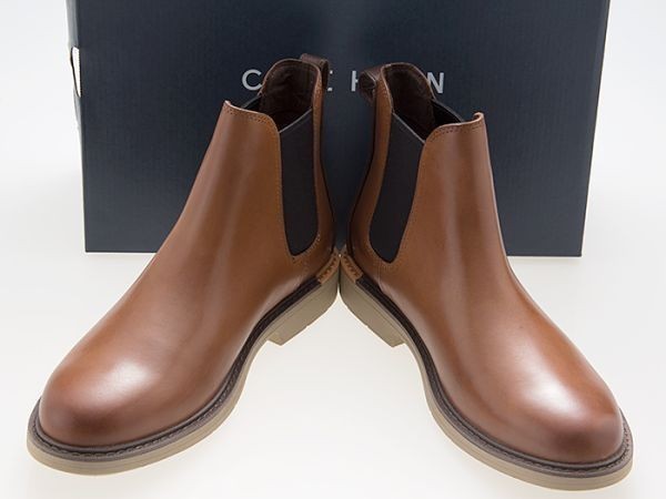 新品/COLE HAAN/コールハーン/GO-TO CHELSEA BOOT/ゴートゥー チェルシーブーツ/サイドゴア/C36533/CARAMEL/ブラウン/黒/ワイズＭ/28.5cm_画像1