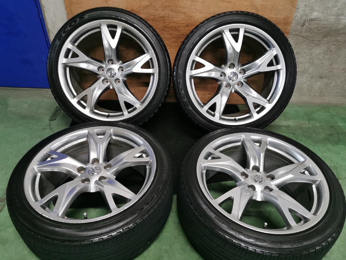 ホイール 4本 日産 純正 フェアレディZ Z34 19インチ 9J 47 10J 30