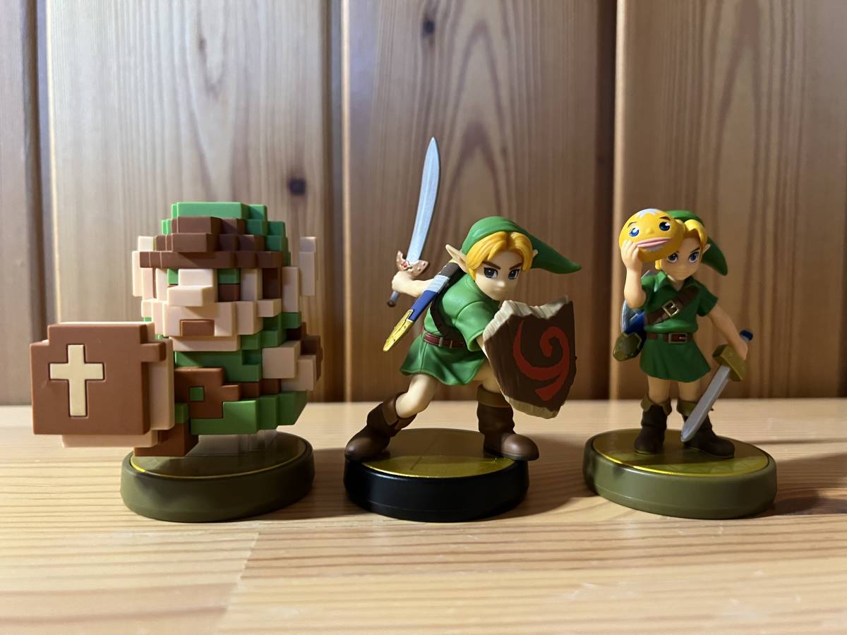 amiibo アミーボ セット リンク こどもリンク ムジュラの仮面 ゼルダの