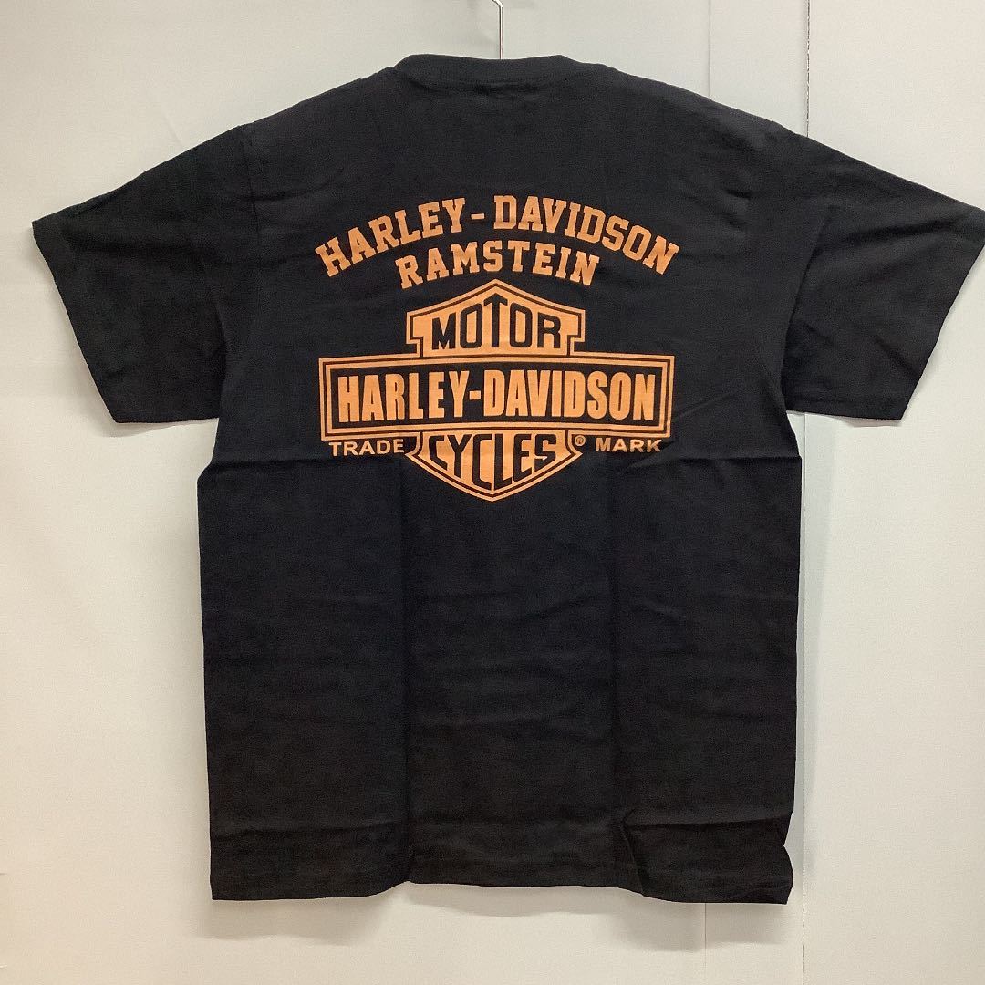 SR10B2. Tシャツ Lサイズ　HARLEY-DAVIDSON ⑩ ハーレーダビッドソン　プリントTシャツ BLACK_画像7