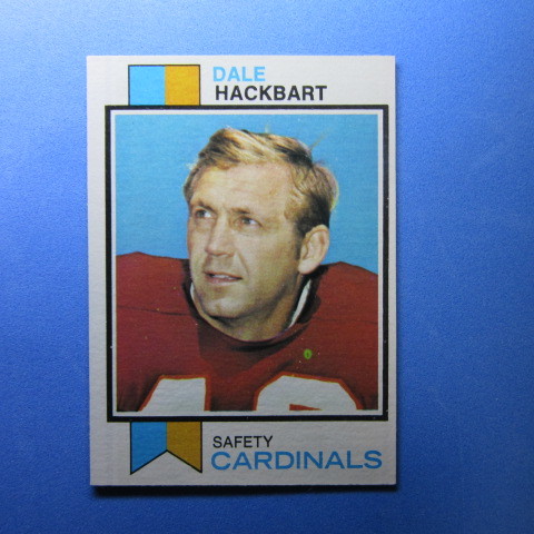 1973 Topps Football #428 Dale Hackbartの画像1