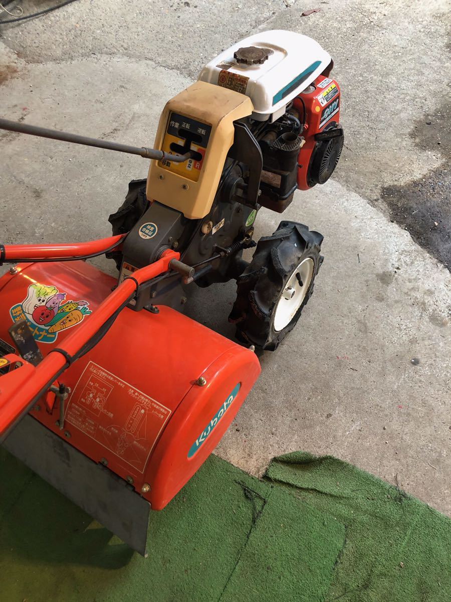 ☆ クボタ TR60 土の助Jr 家庭菜園 耕うん機 キャブOH 動作確認済み ☆ クボタ TR60 土の助Jr 家庭菜園 耕うん機 キャブOH 動作確認済み