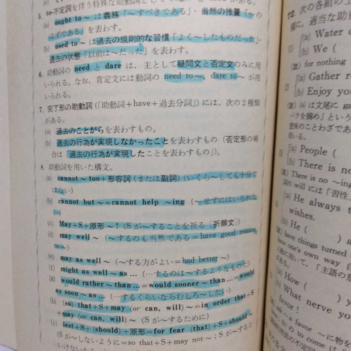 英文法の実戦問題 過去数年間の入試英文法問題の徹底研究　早田恒男 編　美誠社_画像4