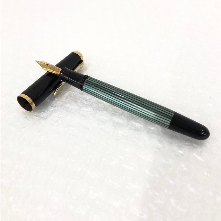 AHAN7027】PELIKAN 400 ペリカン 万年筆 ペン先14C 585 グリーン