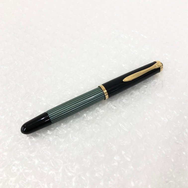 AHAN7027】PELIKAN 400 ペリカン 万年筆 ペン先14C 585 グリーン